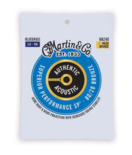 Load image into Gallery viewer, Martin MA240 Authentic 80/20 Bronze Acoustic Guitar Strings - Bluegrass 12/56