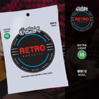 Martin MM10 Retro Monel Nickel Acoustic Guitar Strings - Extra Light