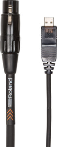 Roland USB Microphone Cable XLR to USB 10 FT Interconnect USB Cable