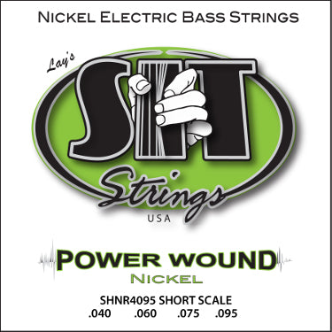 SIT POWERWOUND NICKEL SHORT SCALE BASS STRINGS - 40-95 +