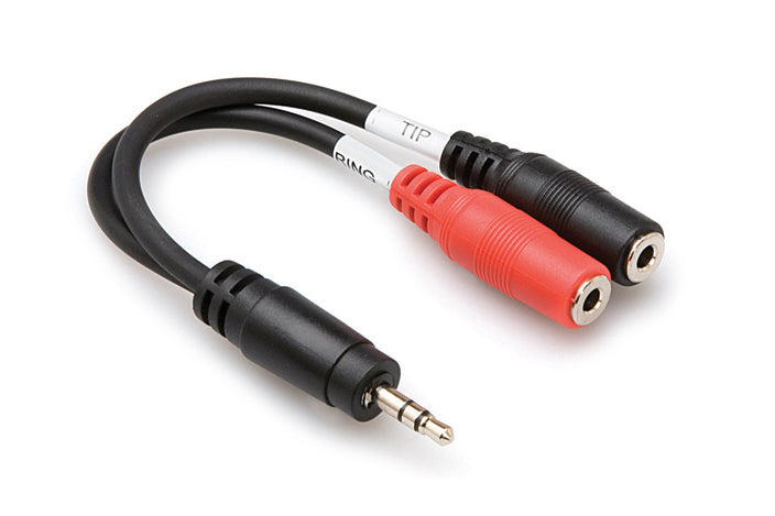 Hosa Technology YMM-261 Stereo Breakout 3.5 mm TRS to Dual 3.5 mm TSF Main image