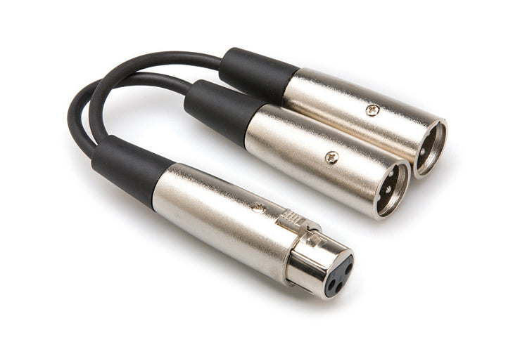 Hosa Technology YXM-121 Y Cable XLR3F to Dual XLR3M Main image